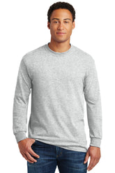 Gildan® Heavy Cotton™ 100% Cotton Long Sleeve T-Shirt - Ash - S